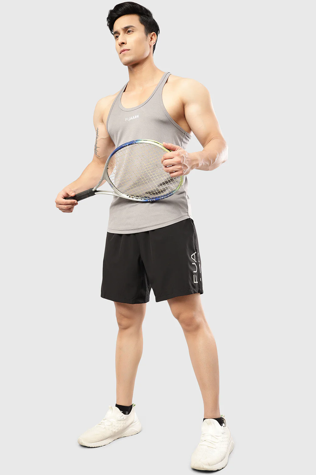 Mesh Stringer Light Grey - Image 2